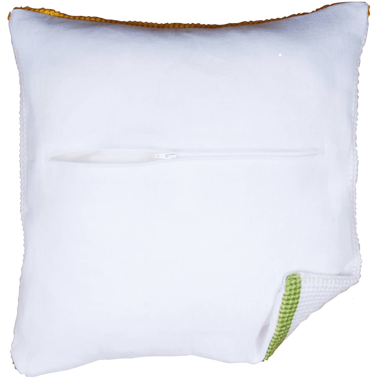 Thea Gouverneur Since 1959® 16" x 16" White Pillow Back Panel with Zipper